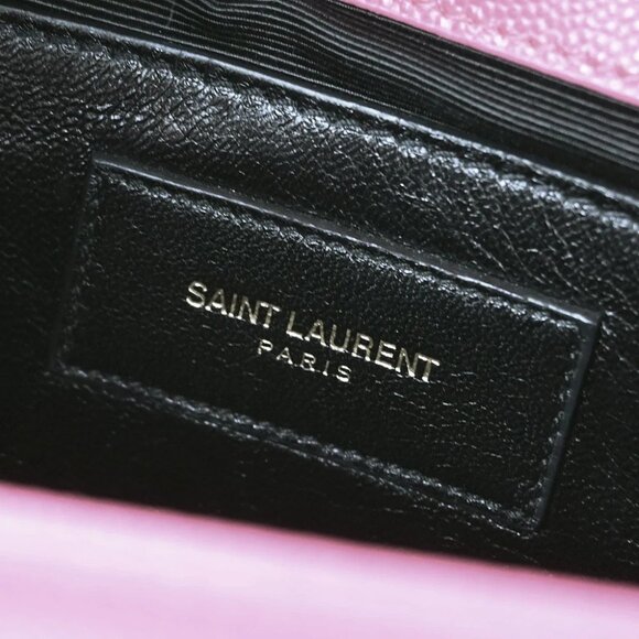 Saint Laurent Pink Leather Kate Shoulder Bag - Picture 10 of 10